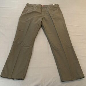 Wrangler Cargo Pants Mens‎ 38x30 Green Workwear Technician Canvas Straight Leg